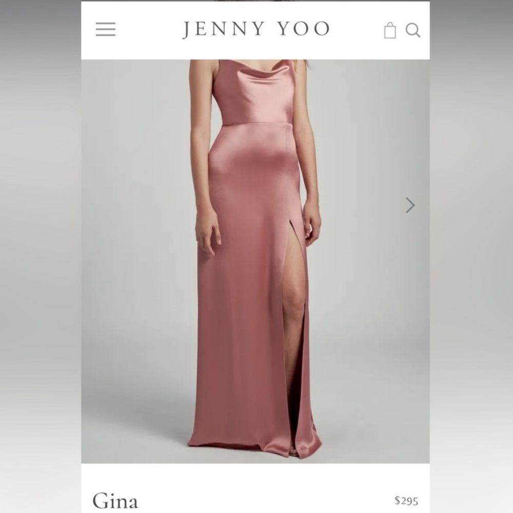 Jenny Yoo Gina Dress Wild Rose